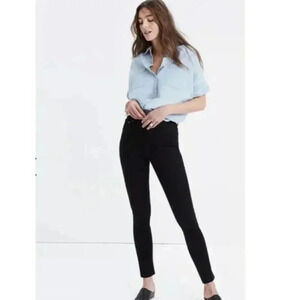MADEWELL 10" High-Rise Skinny Jeans in Carbondale Wash Size 26T F9227